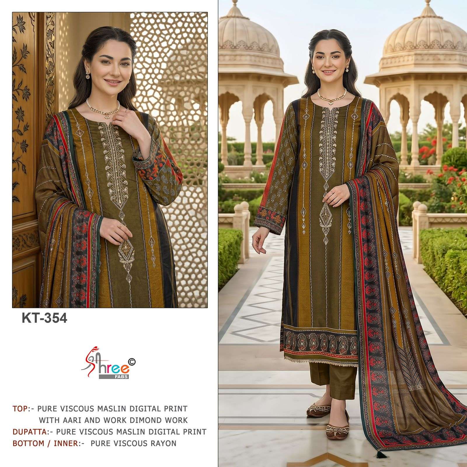 DESIGN NO. KT - 354 BY SHREE FABS - 01