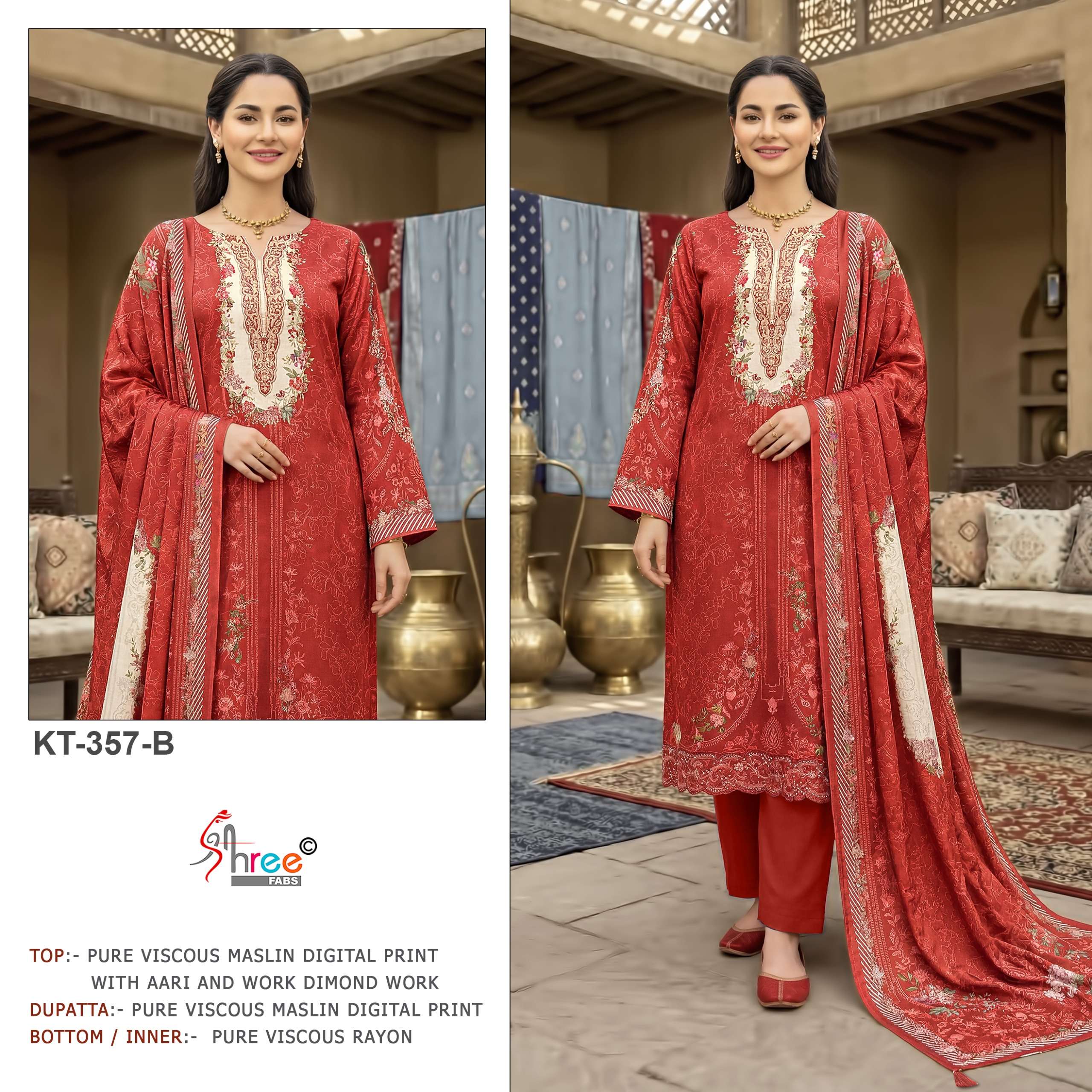 DESIGN NO. KT - 357 BY SHREE FABS - 02