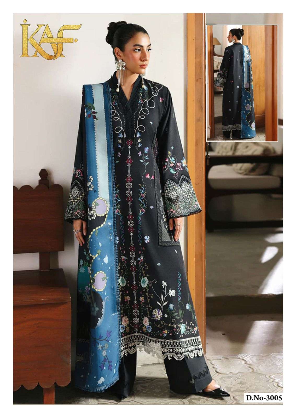 EVAYRA GULAAL VOL - 03 OPEN & MODEL PIC BY KAF FABRIC - 05