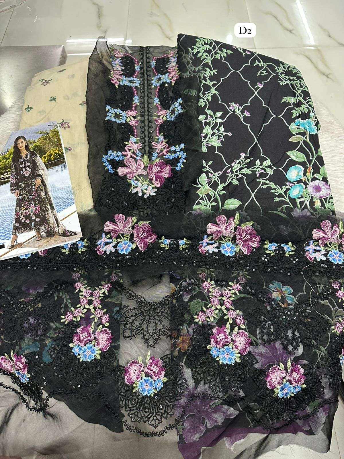 Falah Premium Cotton Collection Code - 50023 By Falah Designer Suits - 03
