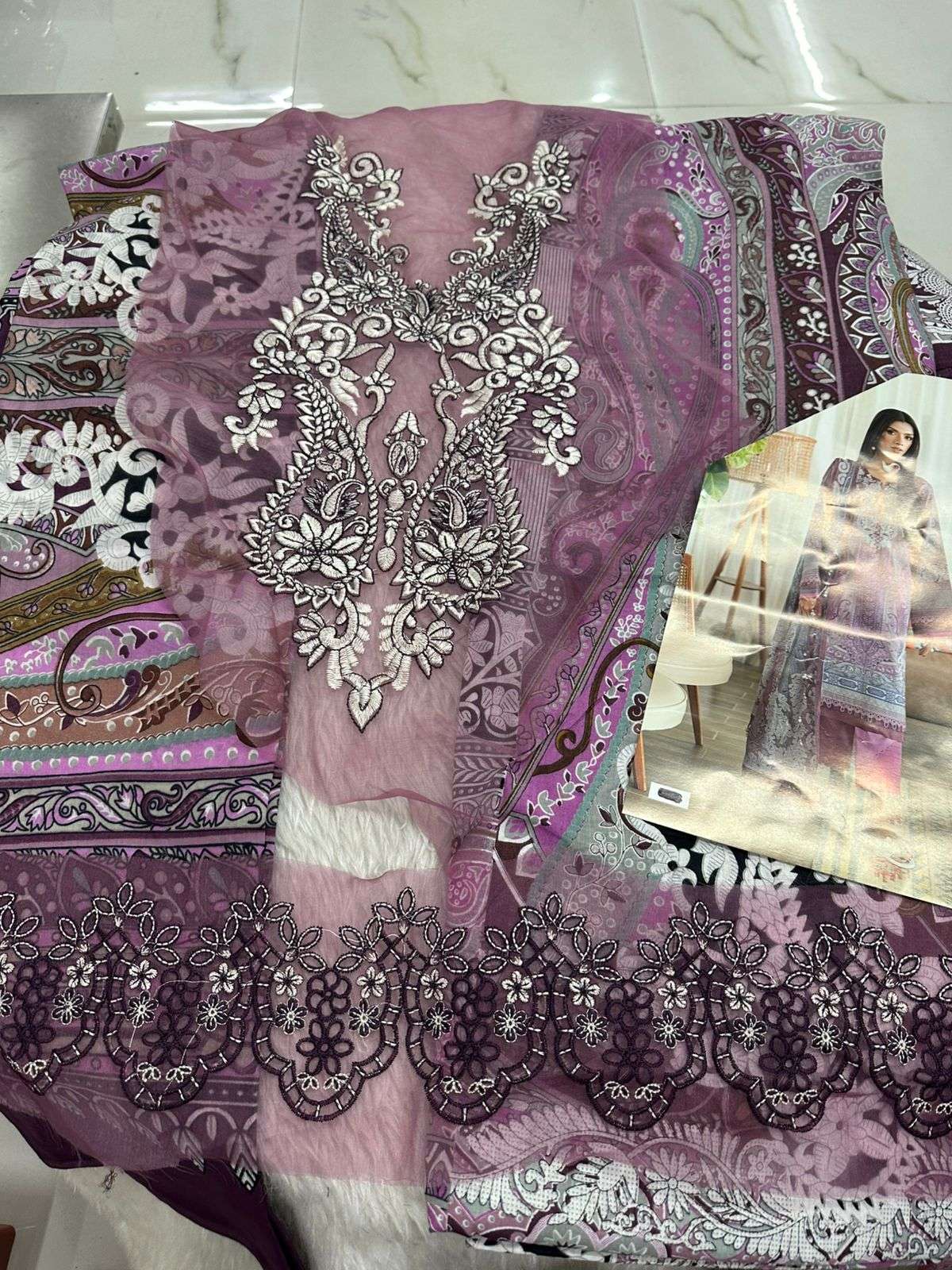Falah Premium Cotton Collection Code - 50024 By Falah Designer Suits - 01