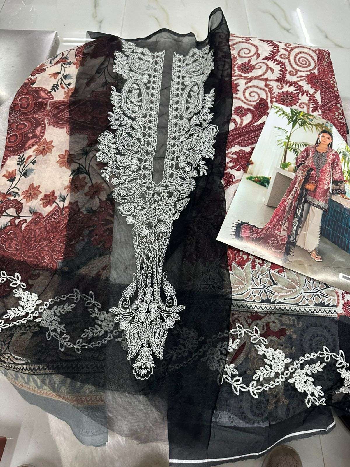 Falah Premium Cotton Collection Code - 50024 By Falah Designer Suits - 03