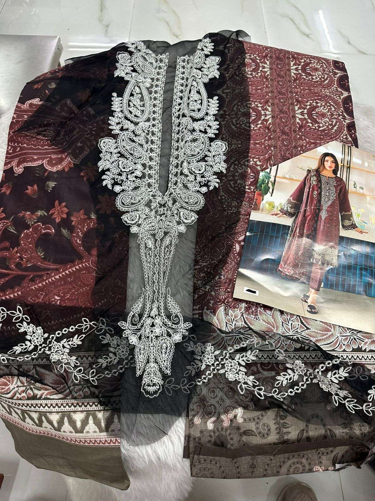 Falah Premium Cotton Collection Code - 50024 By Falah Designer Suits - 06