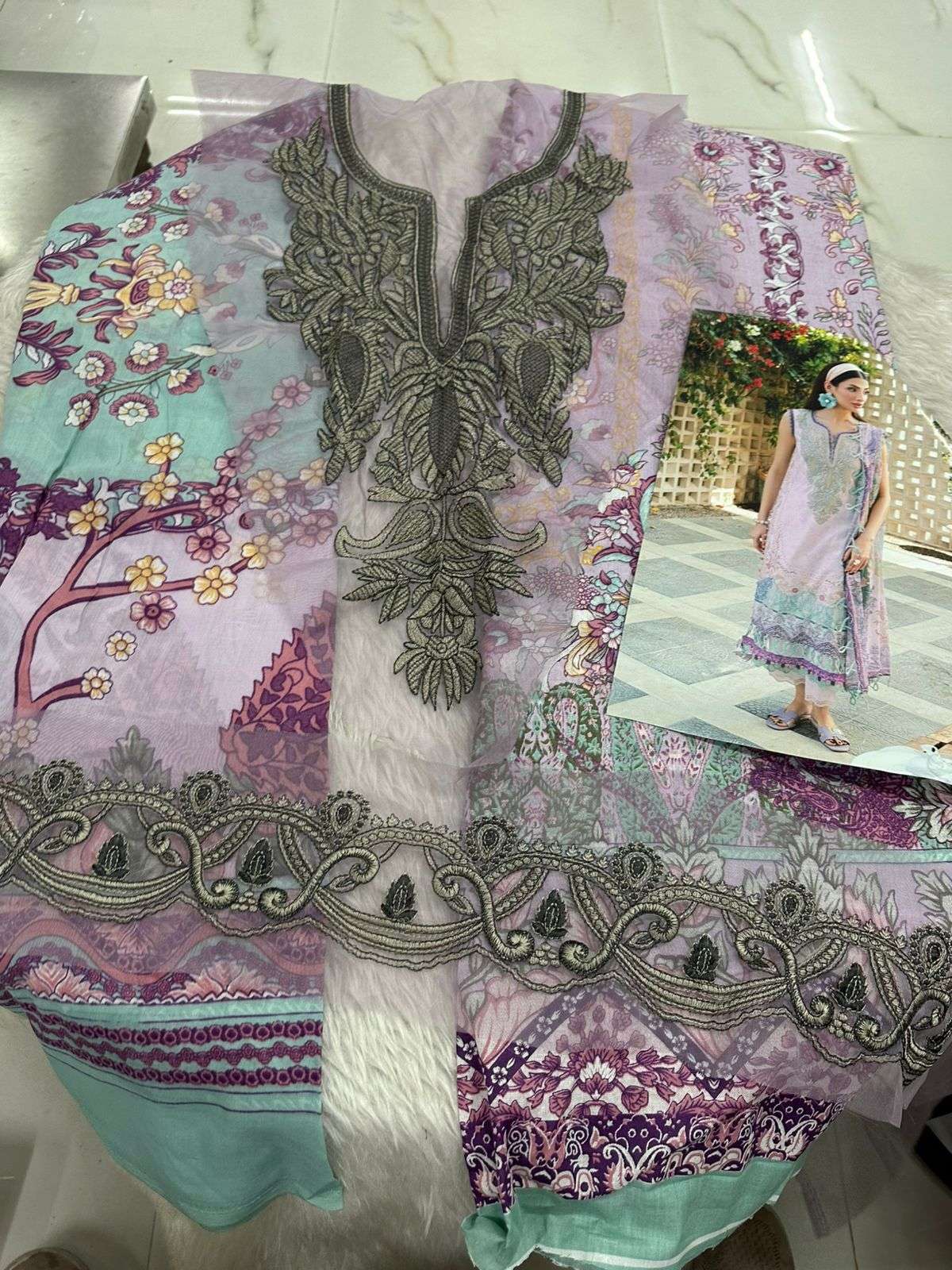 Falah Premium Cotton Collection Code - 50024 By Falah Designer Suits - 08