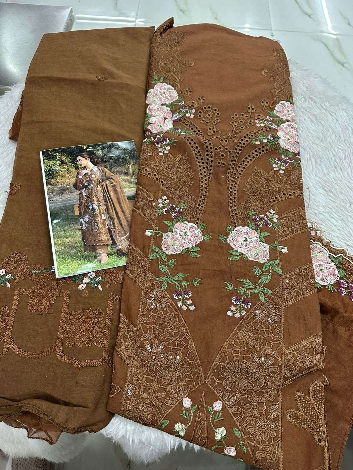 Falah Premium Cotton Collection Code - 50025 By Falah Designer Suits - 02