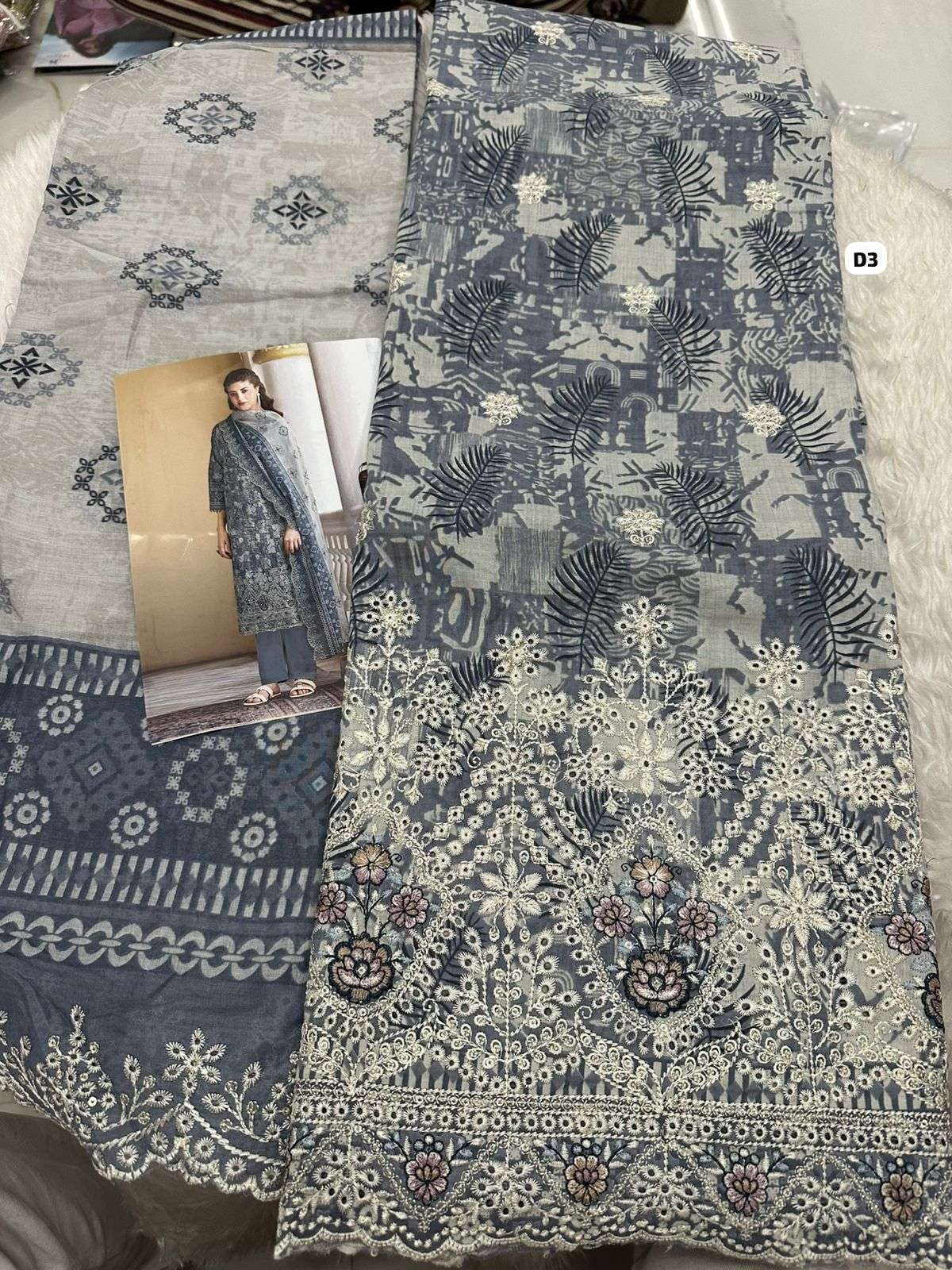 Falah Premium Cotton Collection Code - 50033 By Falah Designer Suits - 01