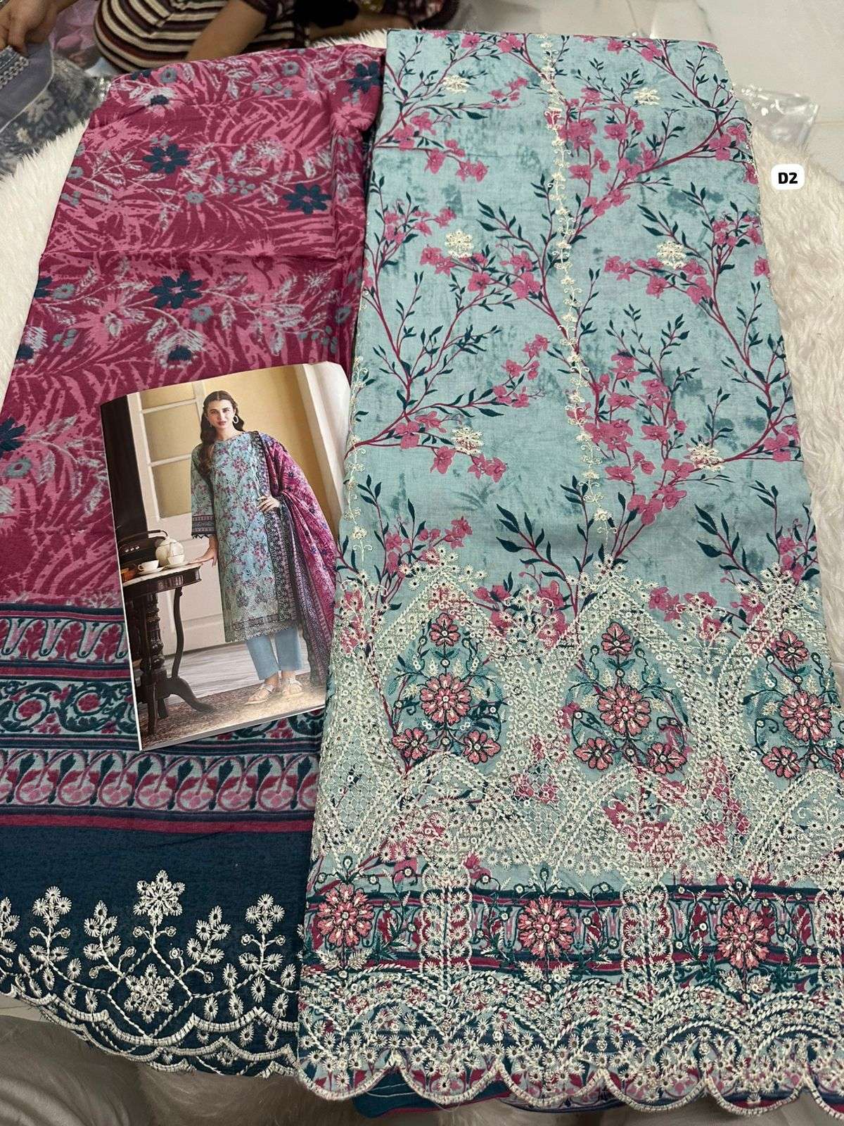 Falah Premium Cotton Collection Code - 50033 By Falah Designer Suits  - 03