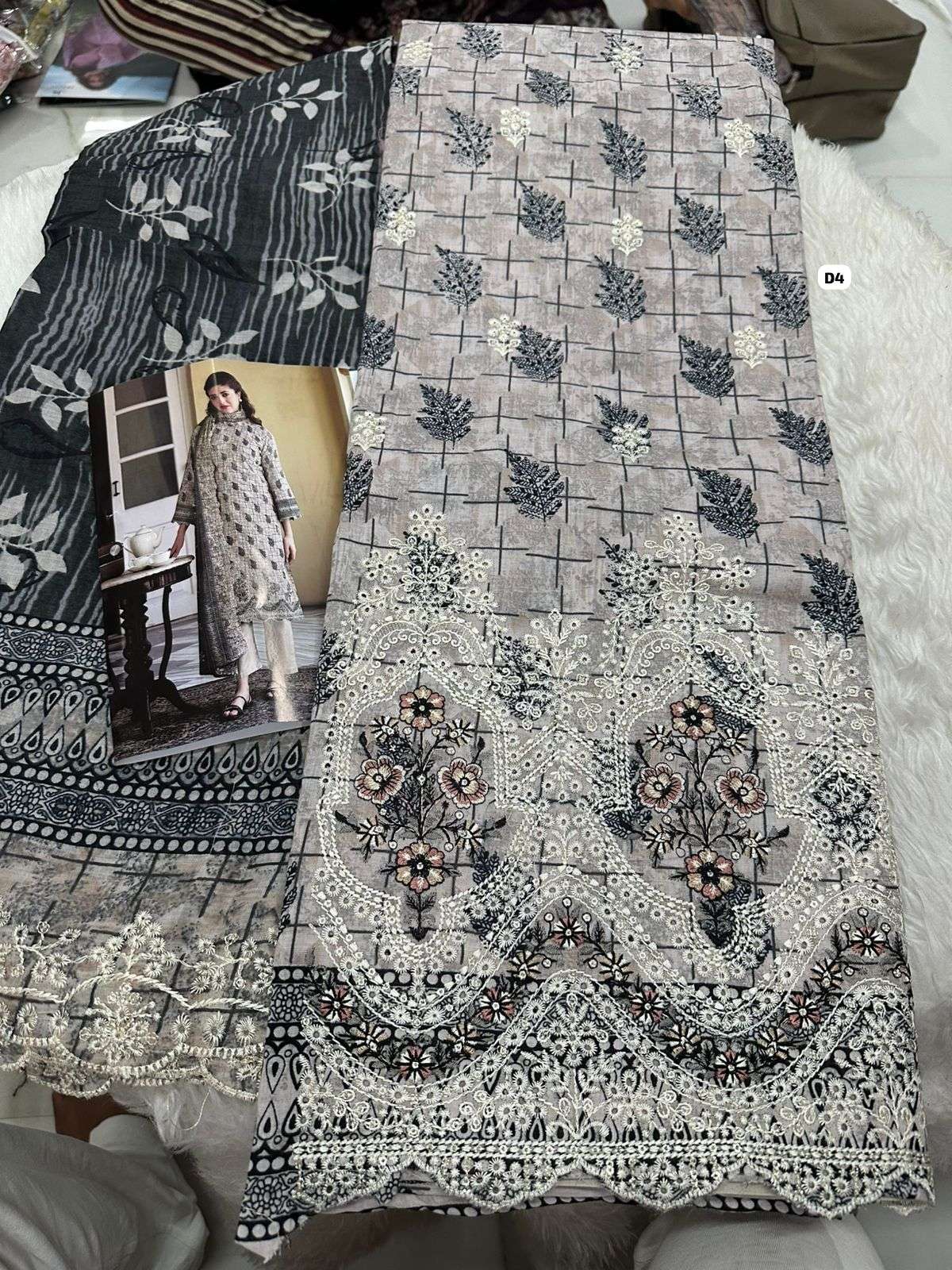 Falah Premium Cotton Collection Code - 50033 By Falah Designer Suits  - 05