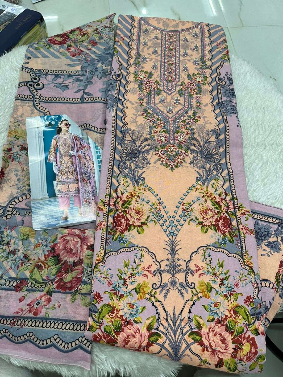 Falah Premium Cotton Collection Code - 50036 By Falah Designer Suits - 03