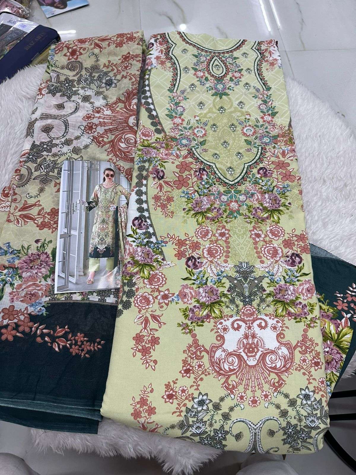 Falah Premium Cotton Collection Code - 50036 By Falah Designer Suits - 04