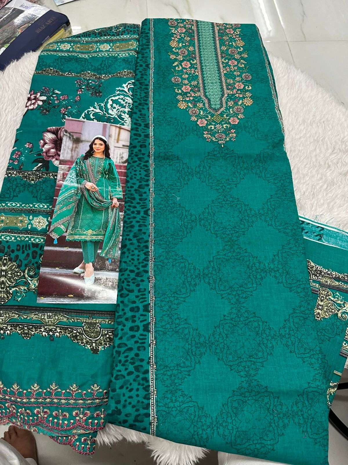 Falah Premium Cotton Collection Code - 50037 By Falah Designer Suits - 06