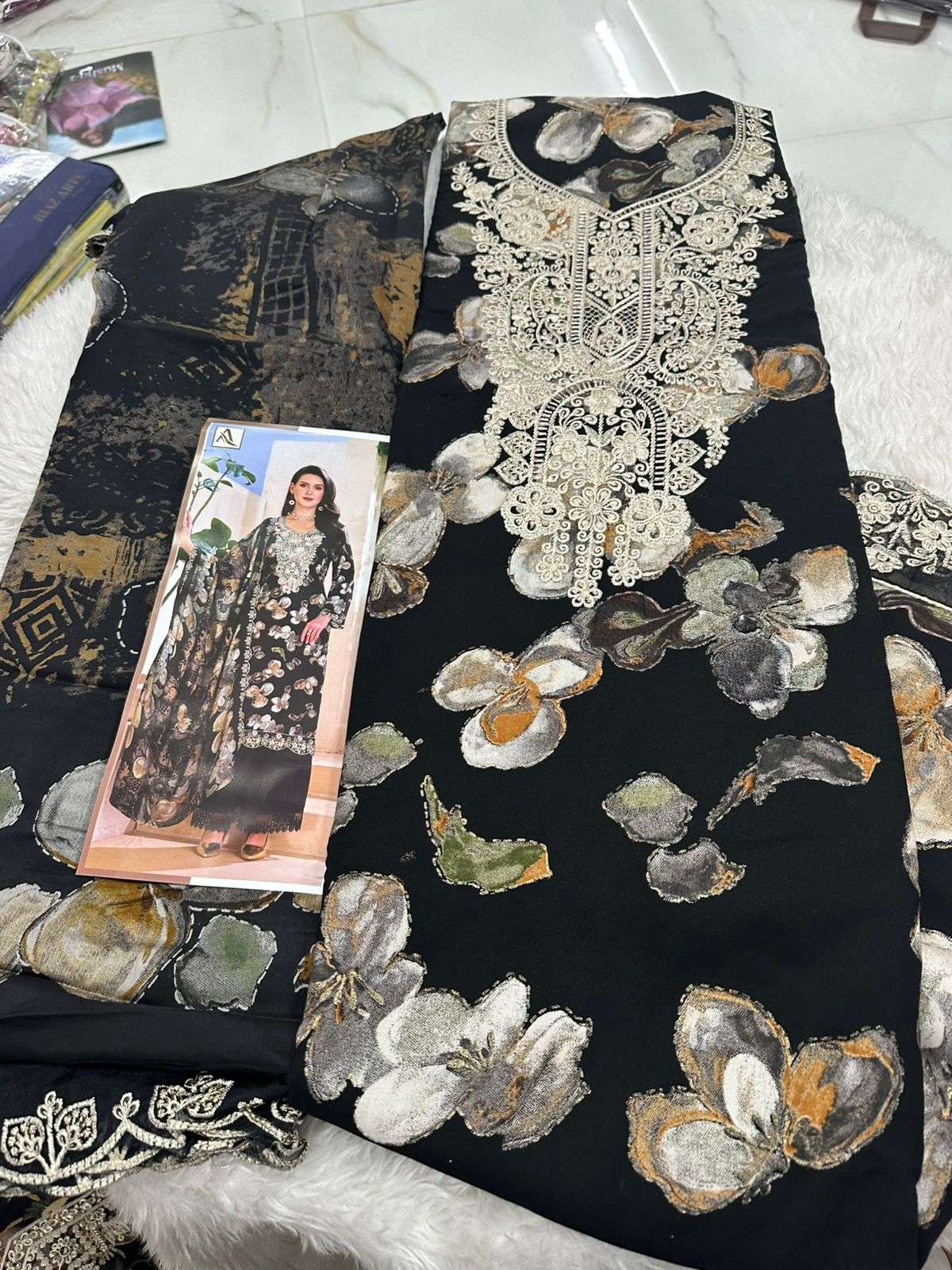 Falah Premium Cotton Collection Code - 50042 By Falah Designer Suits - 02