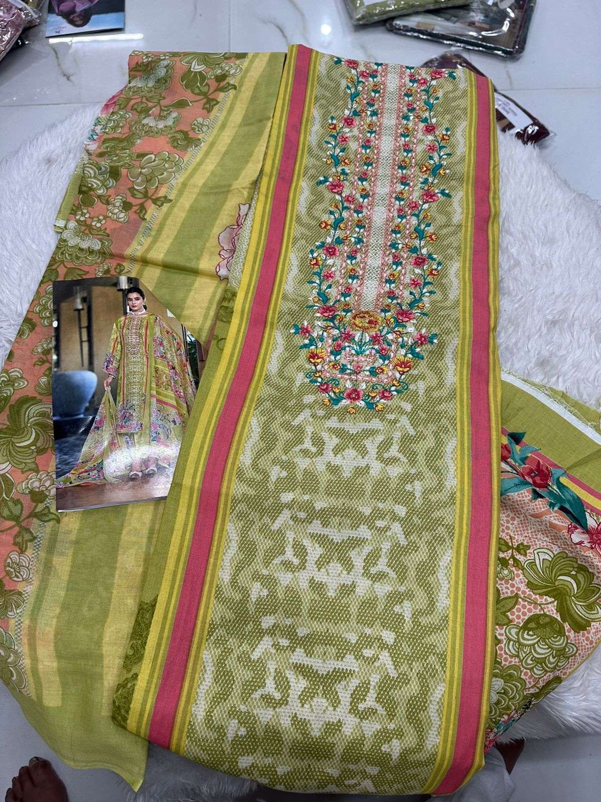Falah Premium Cotton Collection Code - 50043 By Falah Designer Suits - 04