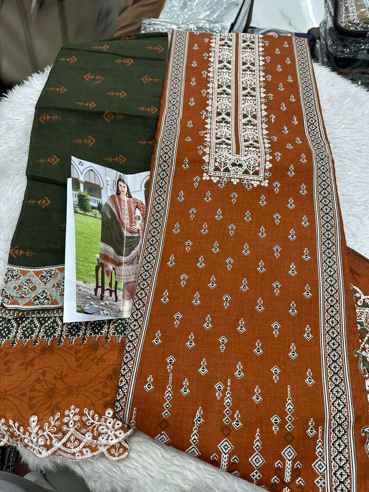 Falah Premium Cotton Collection Code - 50044 By Falah Designer Suits - 08