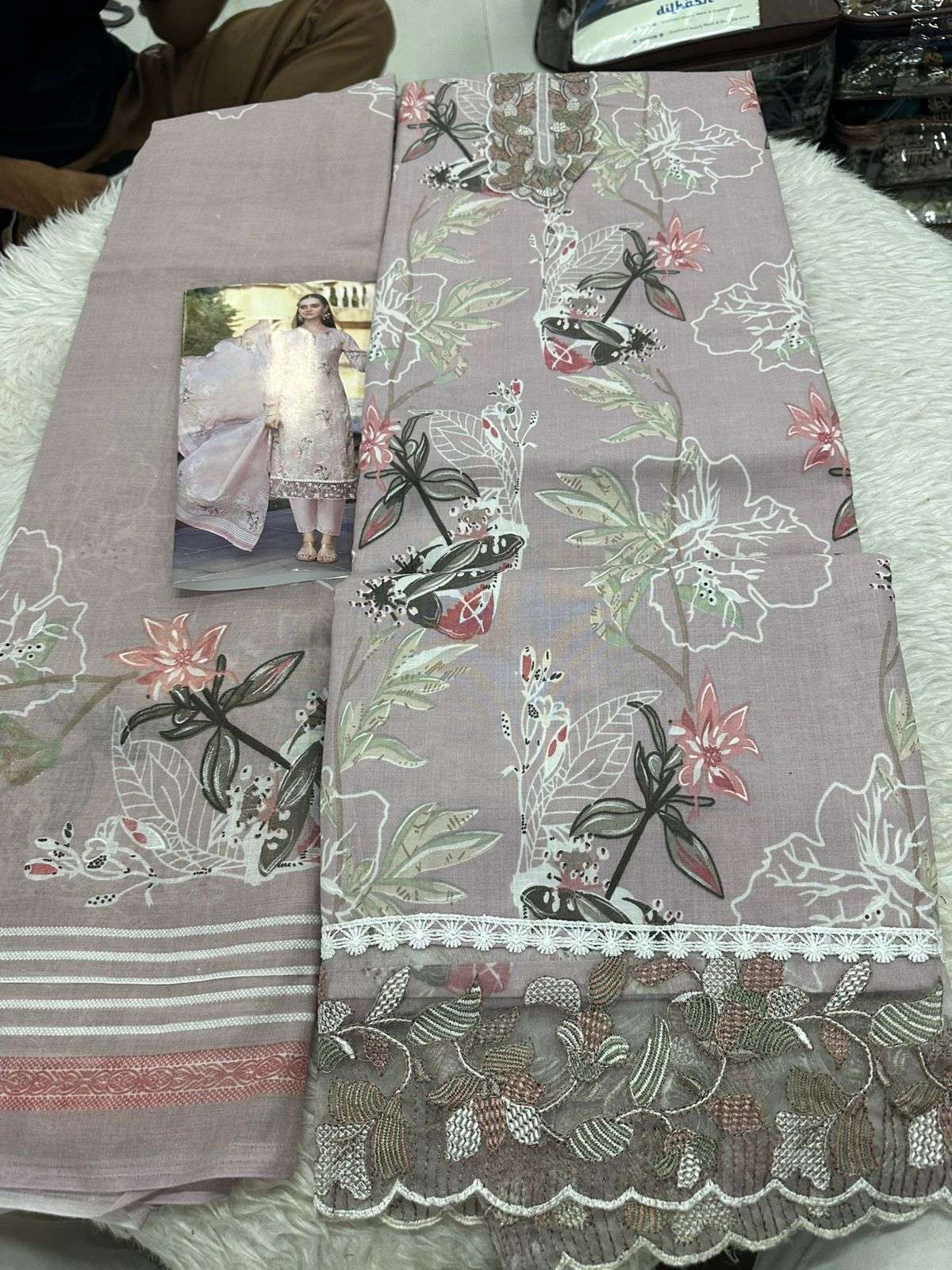 Falah Premium Cotton Collection Code - 50045 By Falah Designer Suits - 01