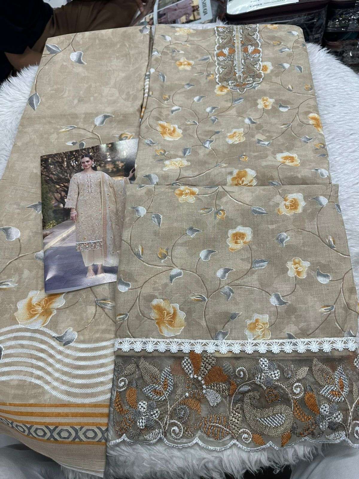 Falah Premium Cotton Collection Code - 50045 By Falah Designer Suits - 02