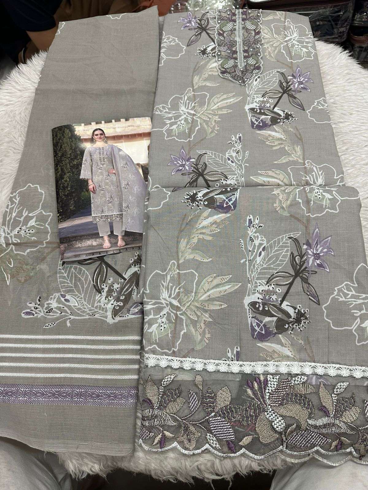 Falah Premium Cotton Collection Code - 50045 By Falah Designer Suits - 04
