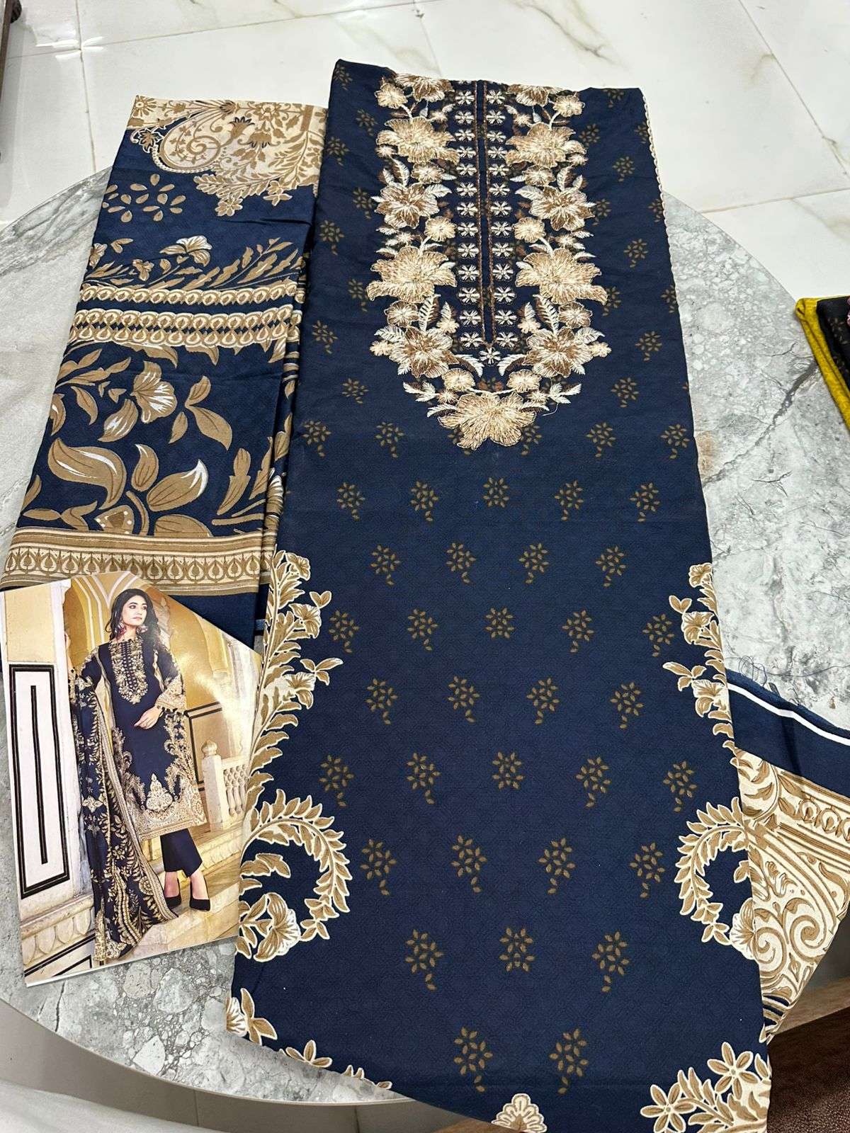 Falah Premium Cotton Collection Code - 50056 By Falah Designer Suits - 04