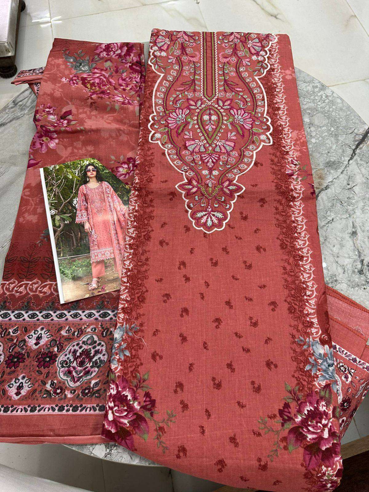 Falah Premium Cotton Collection Code - 50058 By Falah Designer Suits - 02