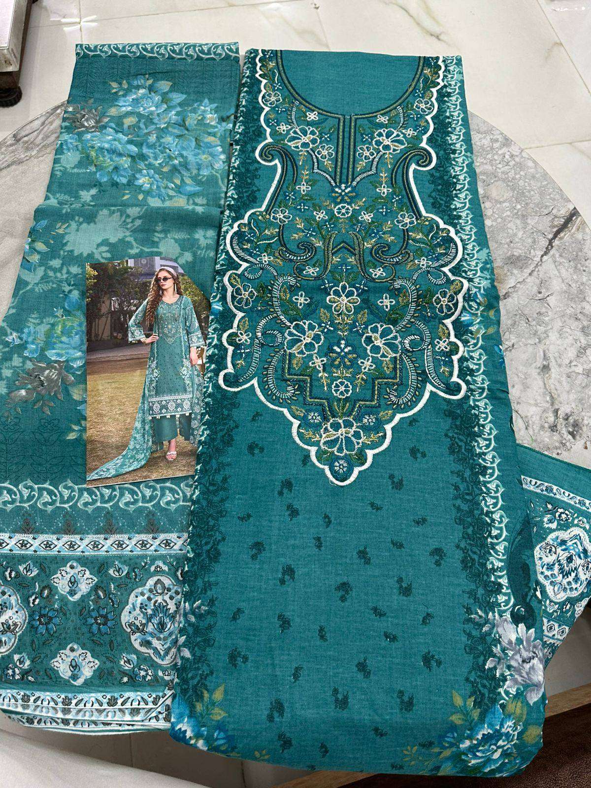 Falah Premium Cotton Collection Code - 50058 By Falah Designer Suits - 05