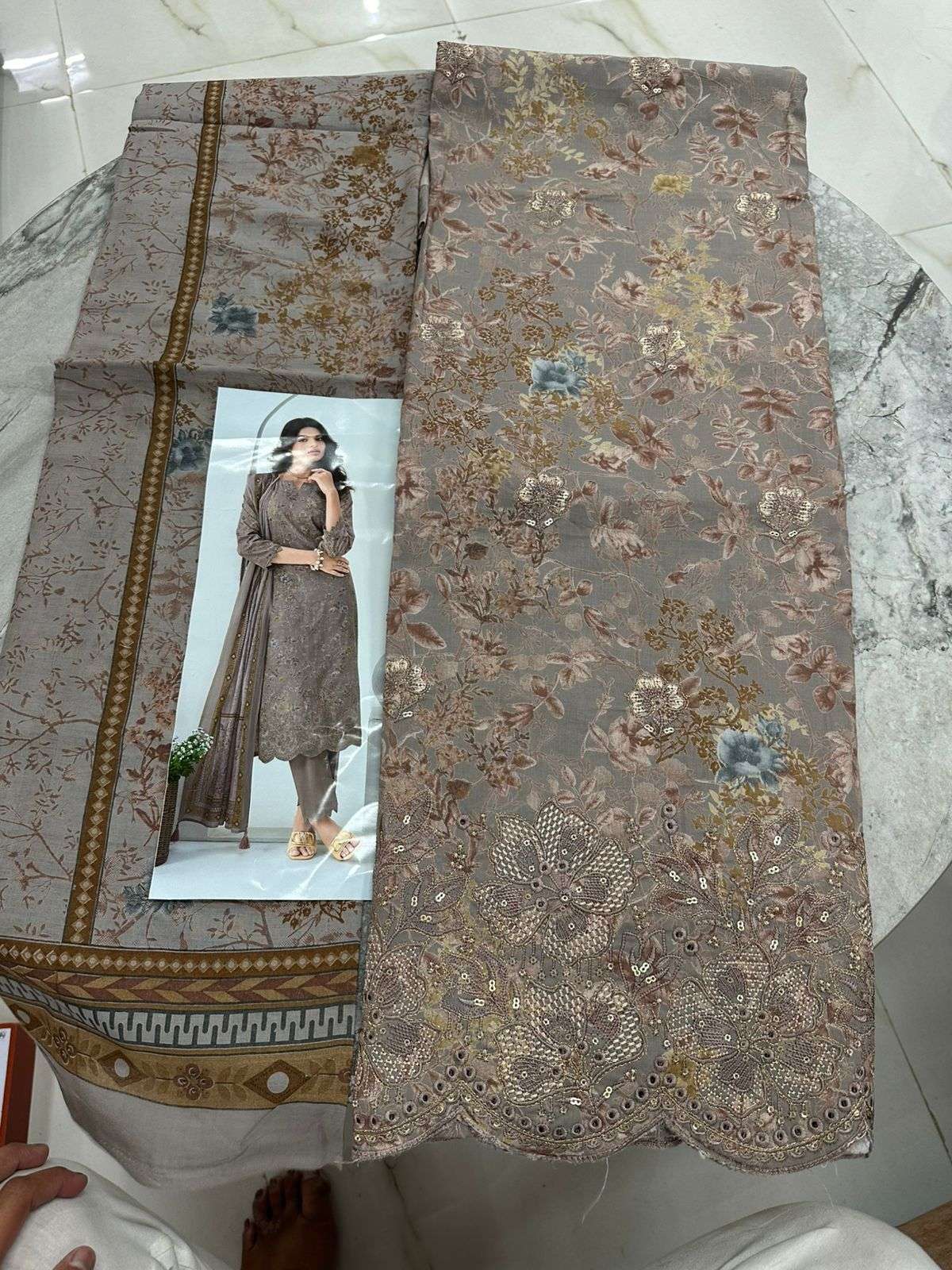 Falah Premium Cotton Collection Code - 50060 By Falah Designer Suits - 02