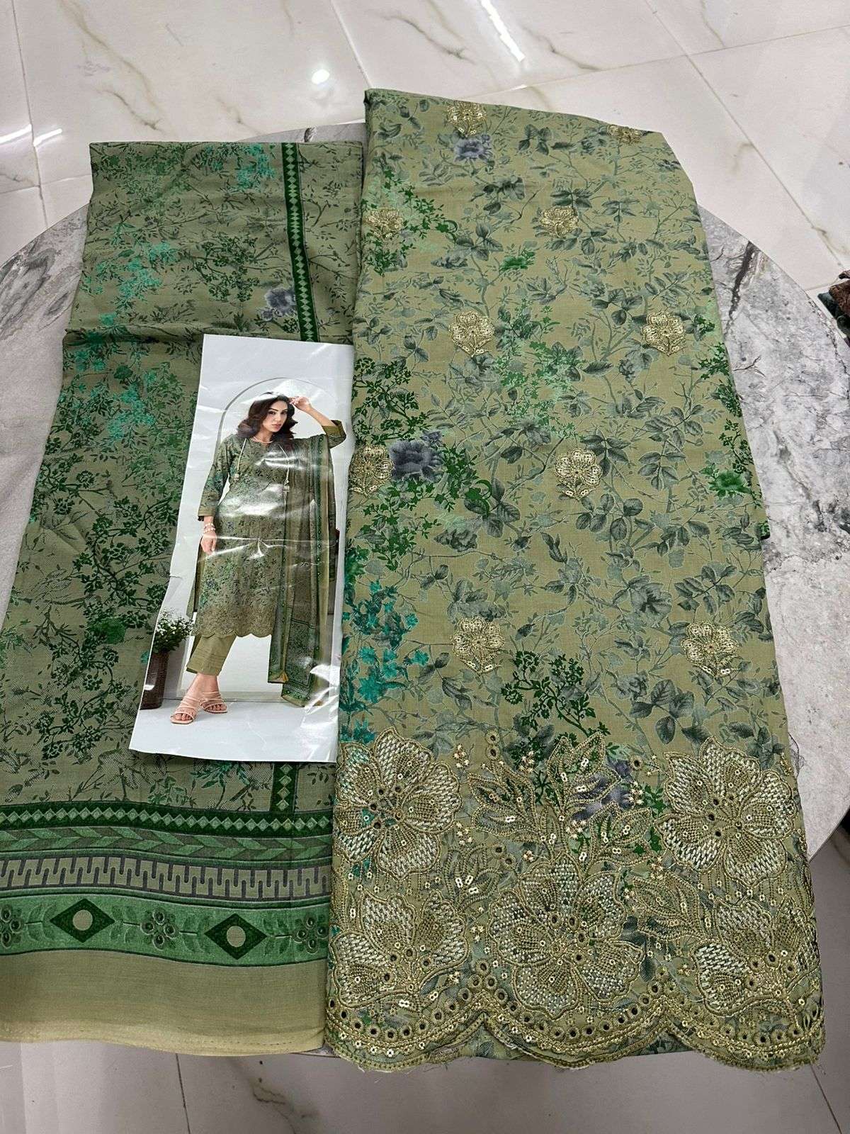 Falah Premium Cotton Collection Code - 50060 By Falah Designer Suits - 04