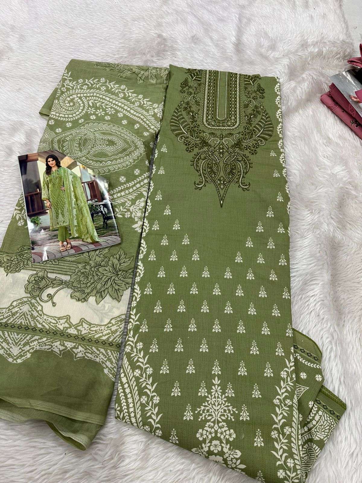 Falah Premium Cotton Collection Code - 50064 By Falah Designer Suits - 01