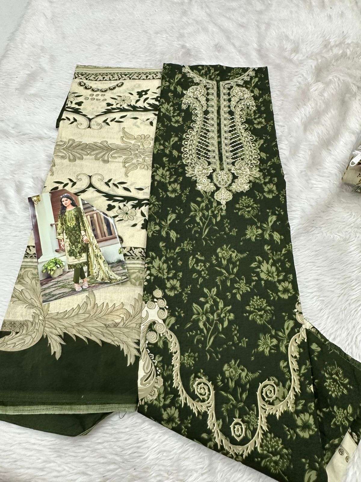 Falah Premium Cotton Collection Code - 50064 By Falah Designer Suits - 02