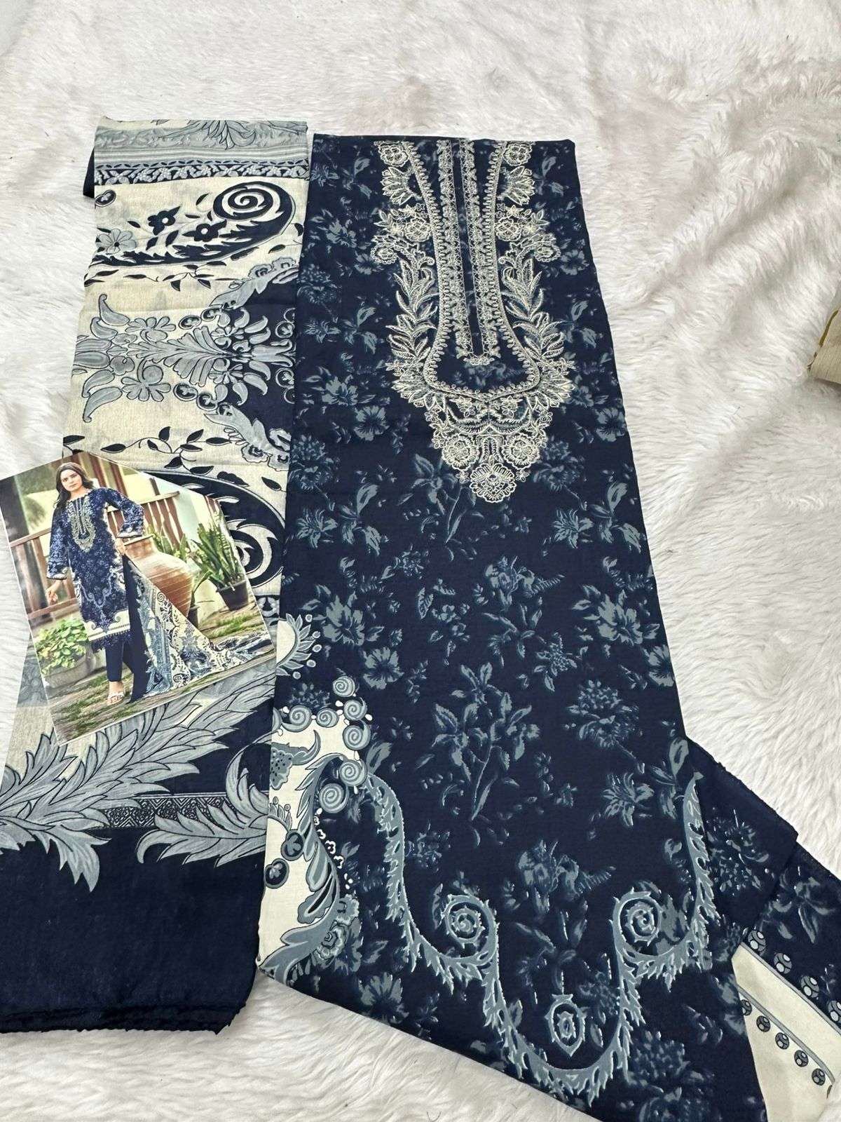 Falah Premium Cotton Collection Code - 50064 By Falah Designer Suits - 05