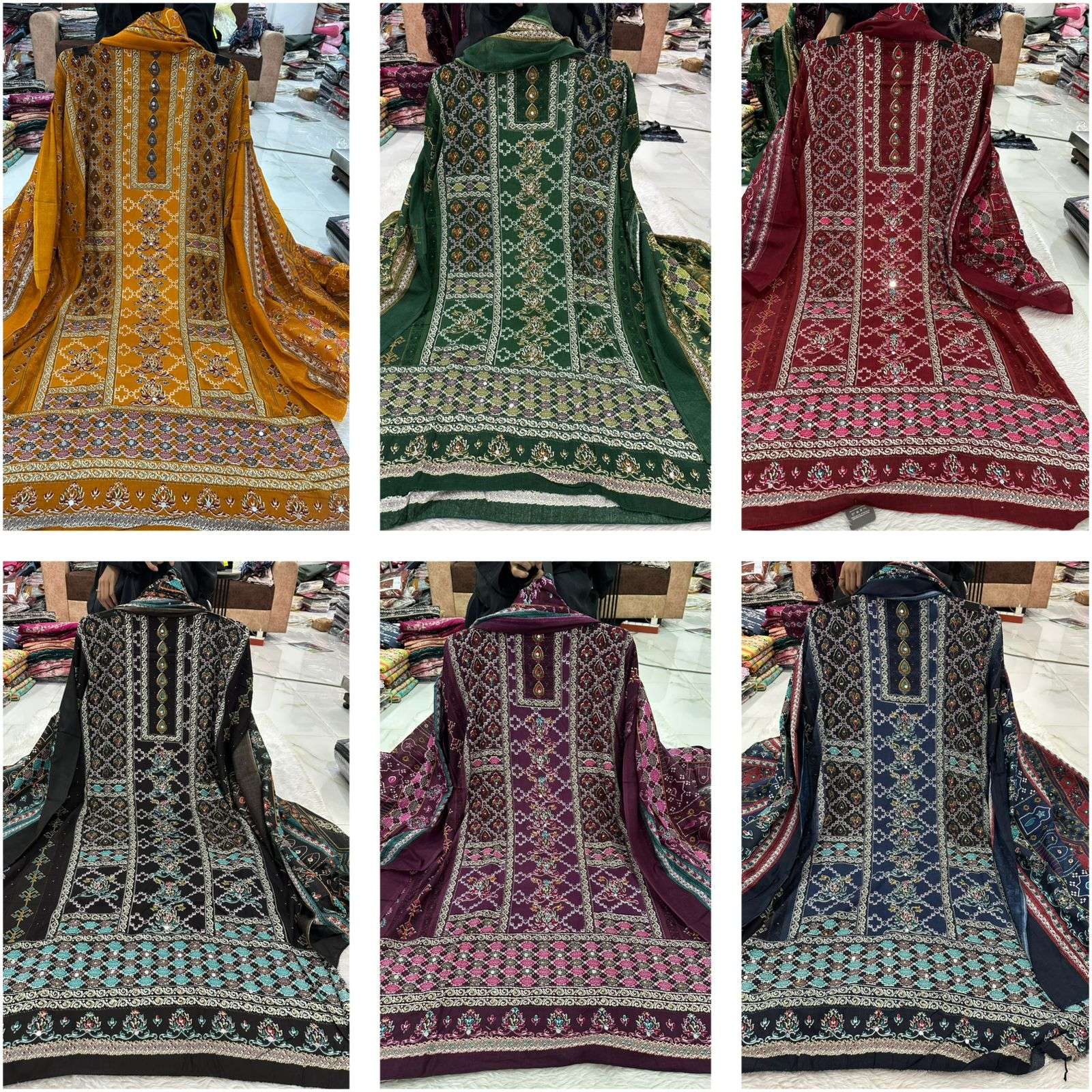 Falah Premium Cotton Collection Code - NOP03 By Falah Designer Suits - 01 - 06