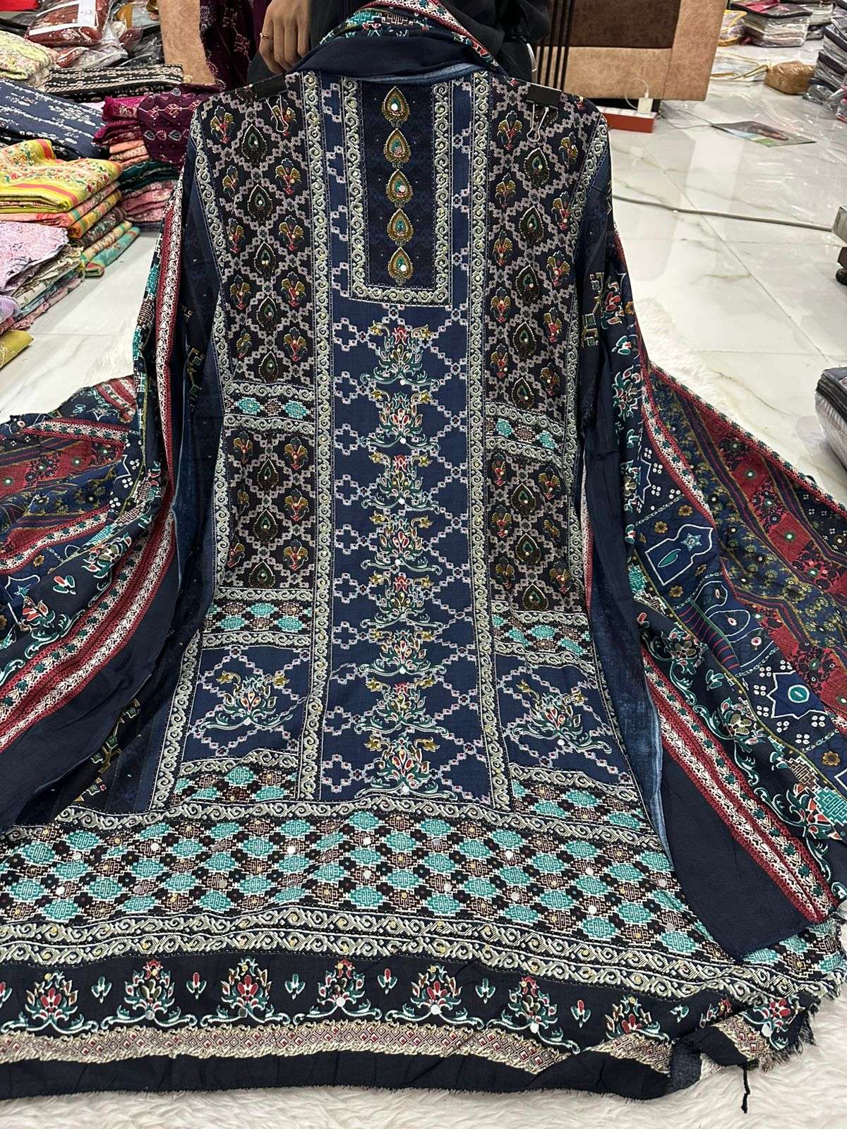 Falah Premium Cotton Collection Code - NOP03 By Falah Designer Suits - 01
