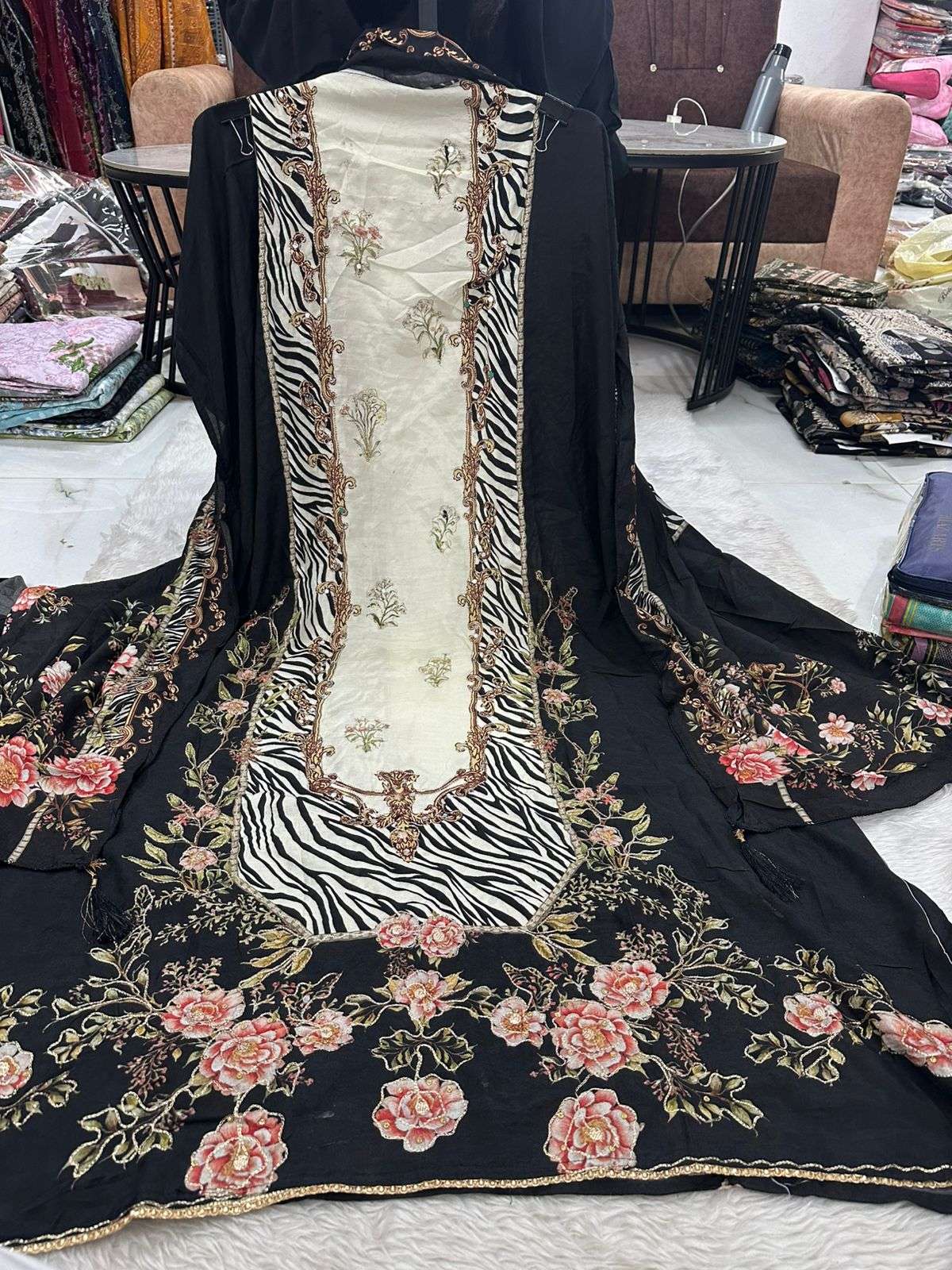 Falah Premium Maslin Collection Code - 50038 By Falah Designer Suits - 01