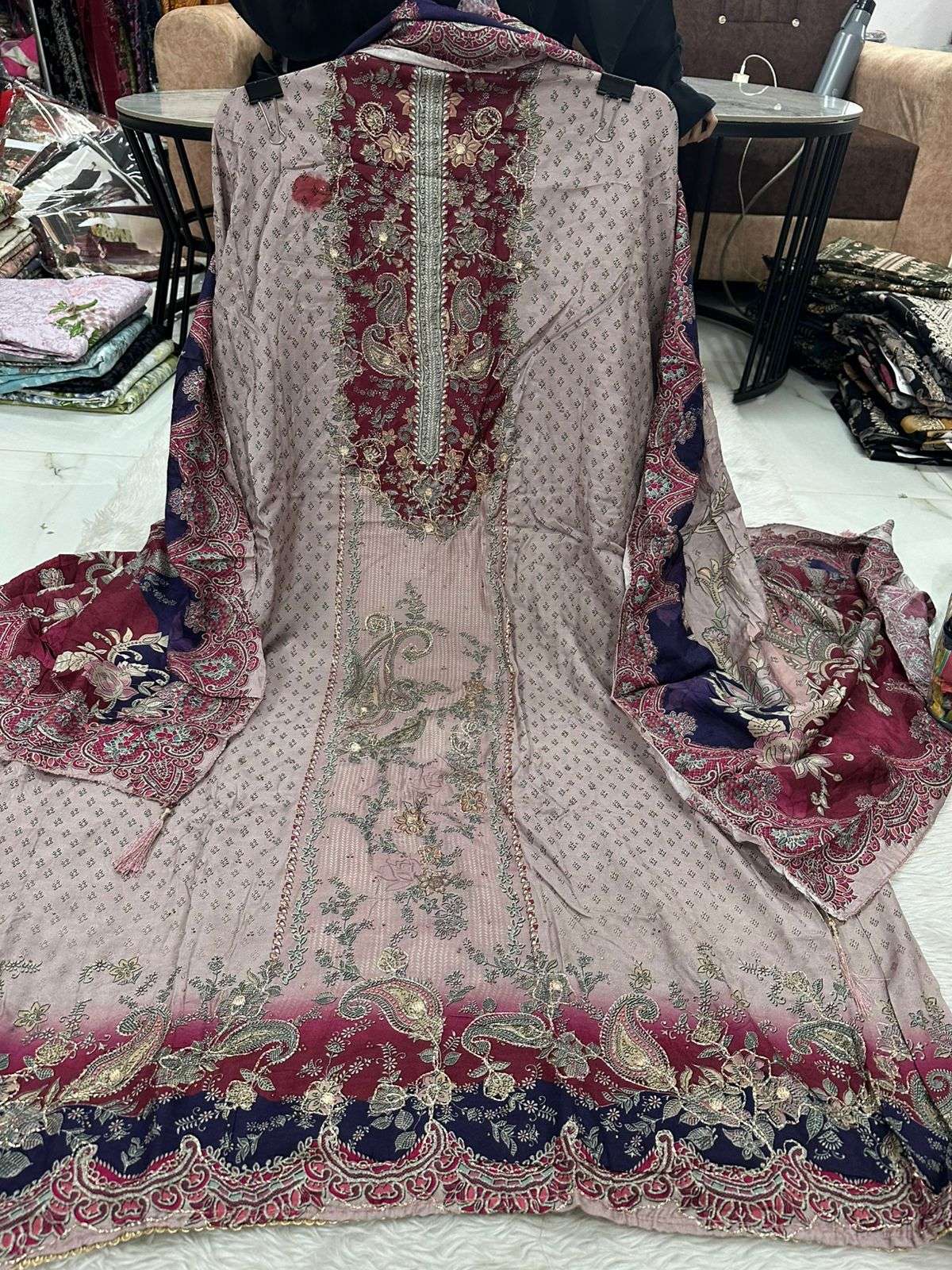 Falah Premium Maslin Collection Code - 50039 By Falah Designer Suits - 01