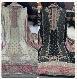 Falah Premium Maslin Collection Code - 50040 By Falah Designer Suits - 01 - 02