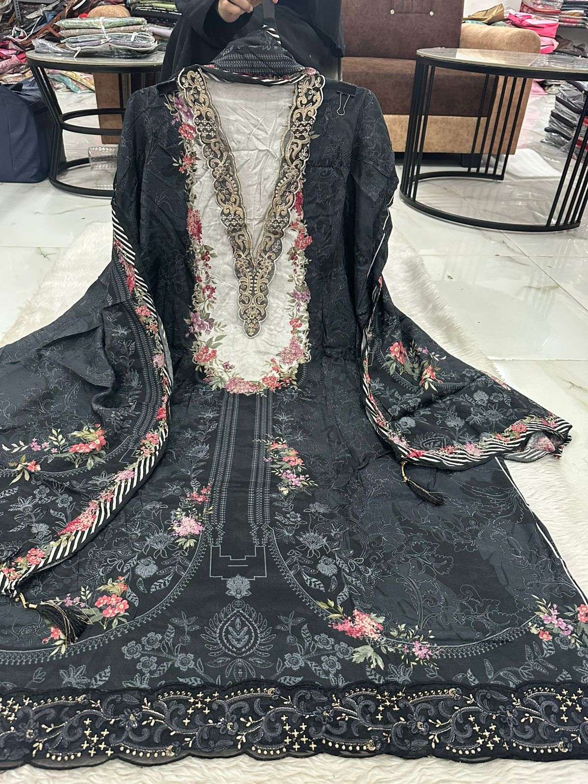 Falah Premium Maslin Collection Code - 50053 By Falah Designer Suits - 01