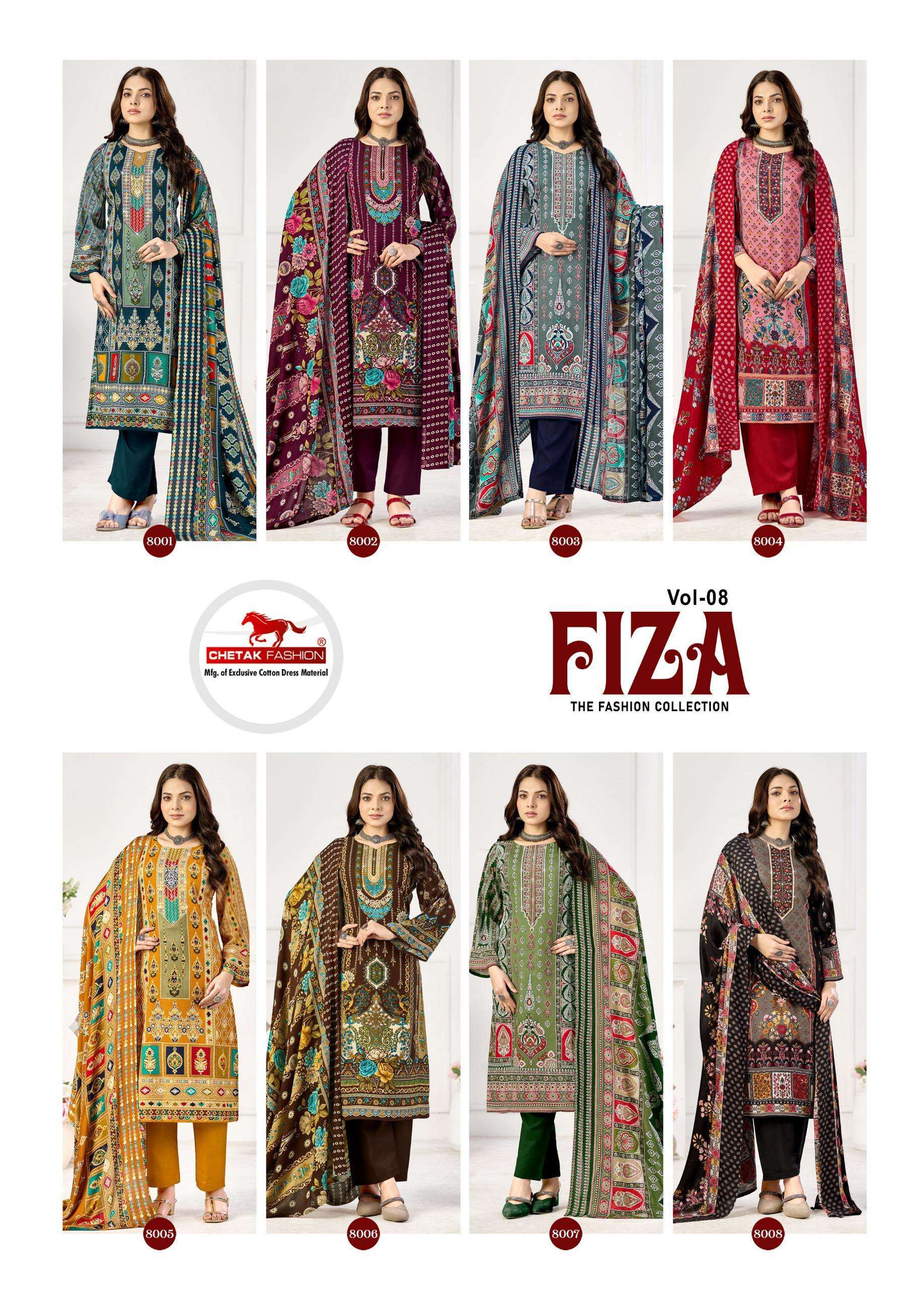 FIZA VOL - 08 BY CHETAK FASHION - 01 - 06
