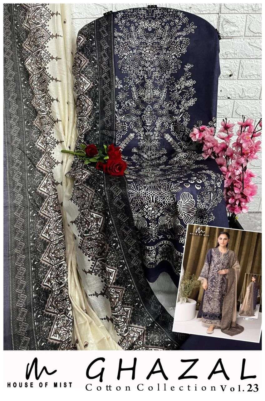GHAZAL COTTON COLLECTION VOL. - 23 BY HOUSE OF MIST - 09