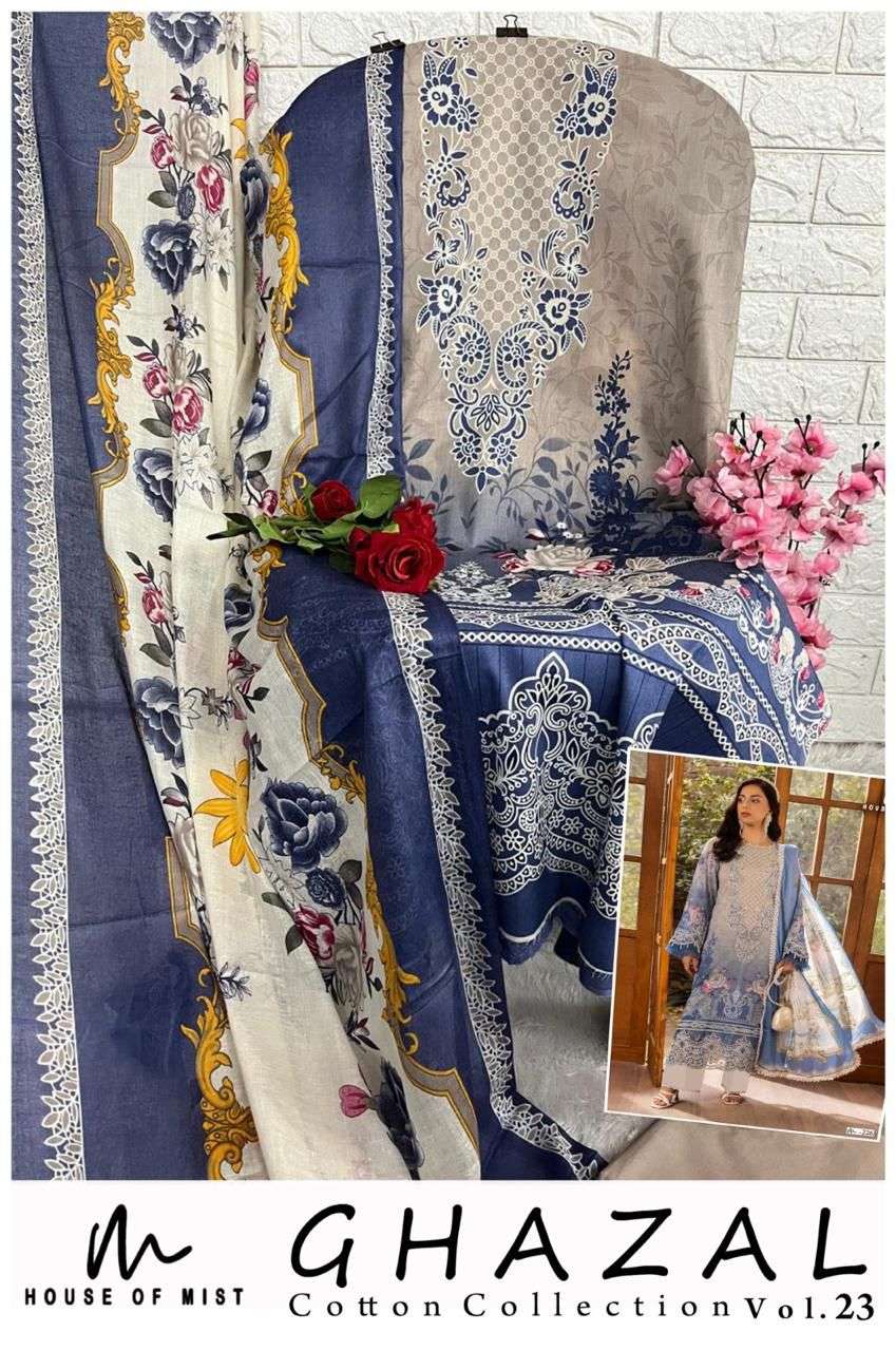GHAZAL COTTON COLLECTION VOL. - 23 BY HOUSE OF MIST - 12