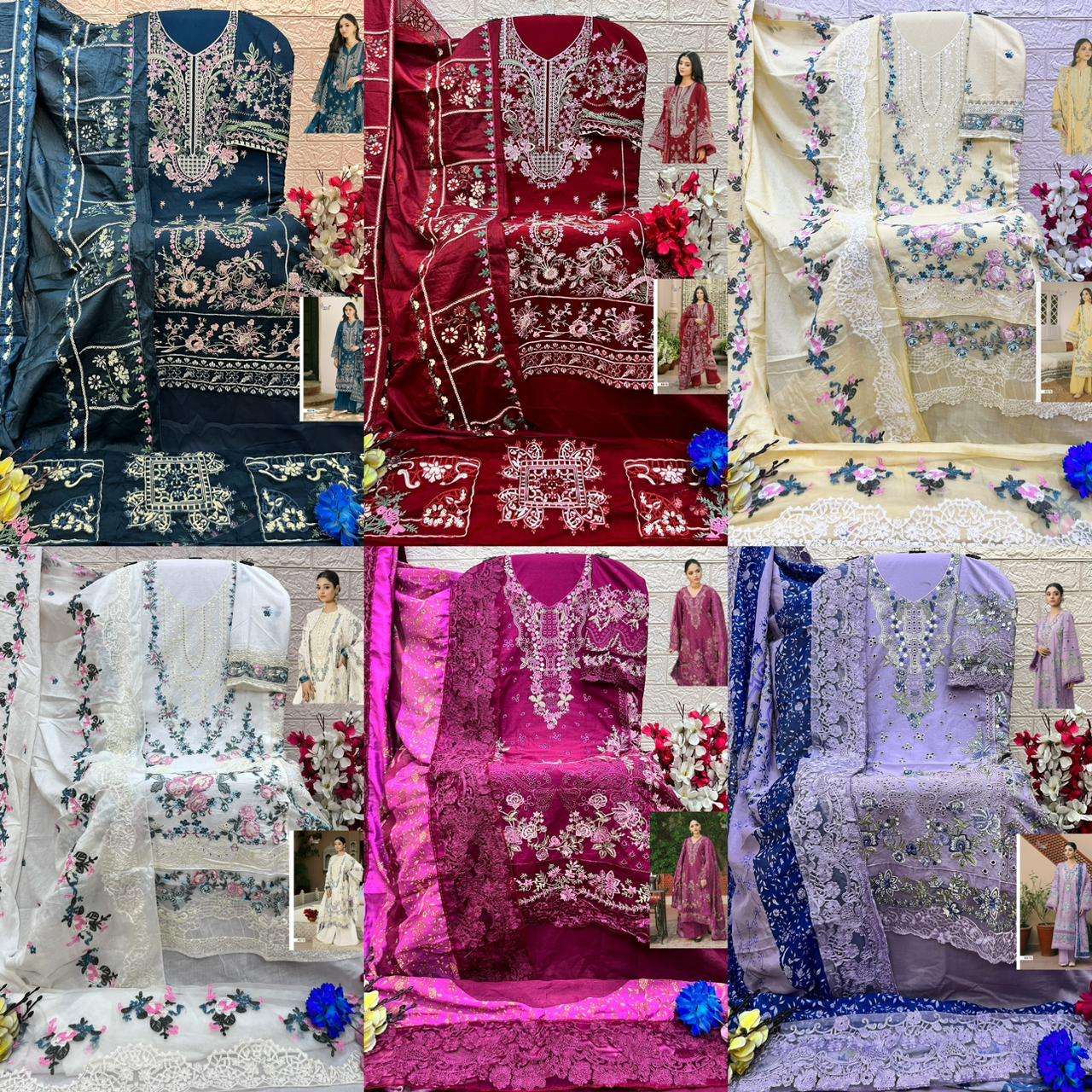 KAHF PREMIUM LUXURY LAWN COLLECTION VOL - 03 BY SHREE FAB - 01 - 06 A
