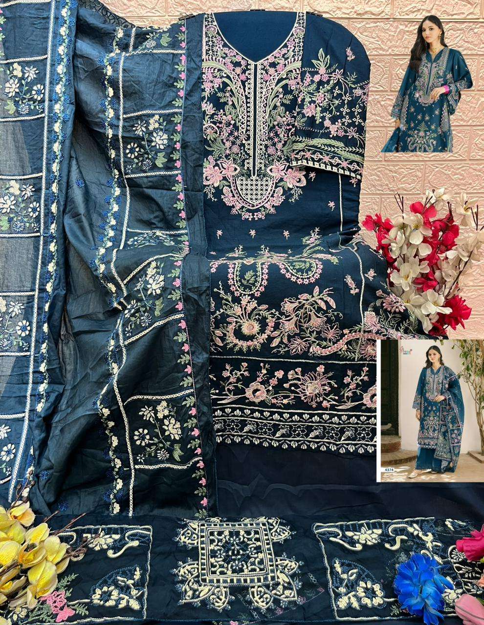 KAHF PREMIUM LUXURY LAWN COLLECTION VOL - 03 BY SHREE FAB - 01