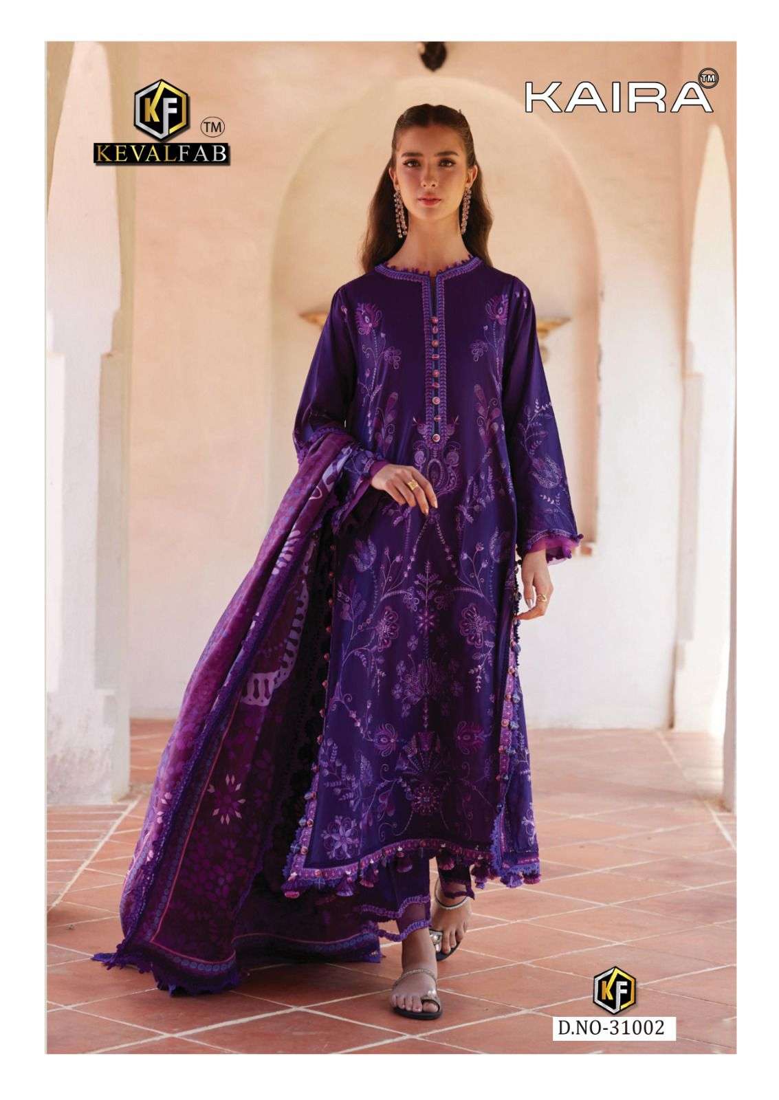 KAIRA VOL - 31 OPEN AND MODEL PIC BY KEVAL FAB - 02