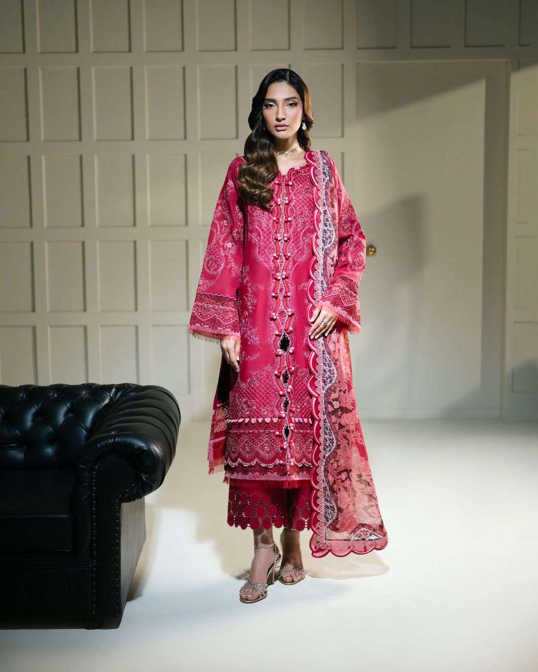 Le Premier Unstitched Embroidered Lawn 2026 by JADE-06