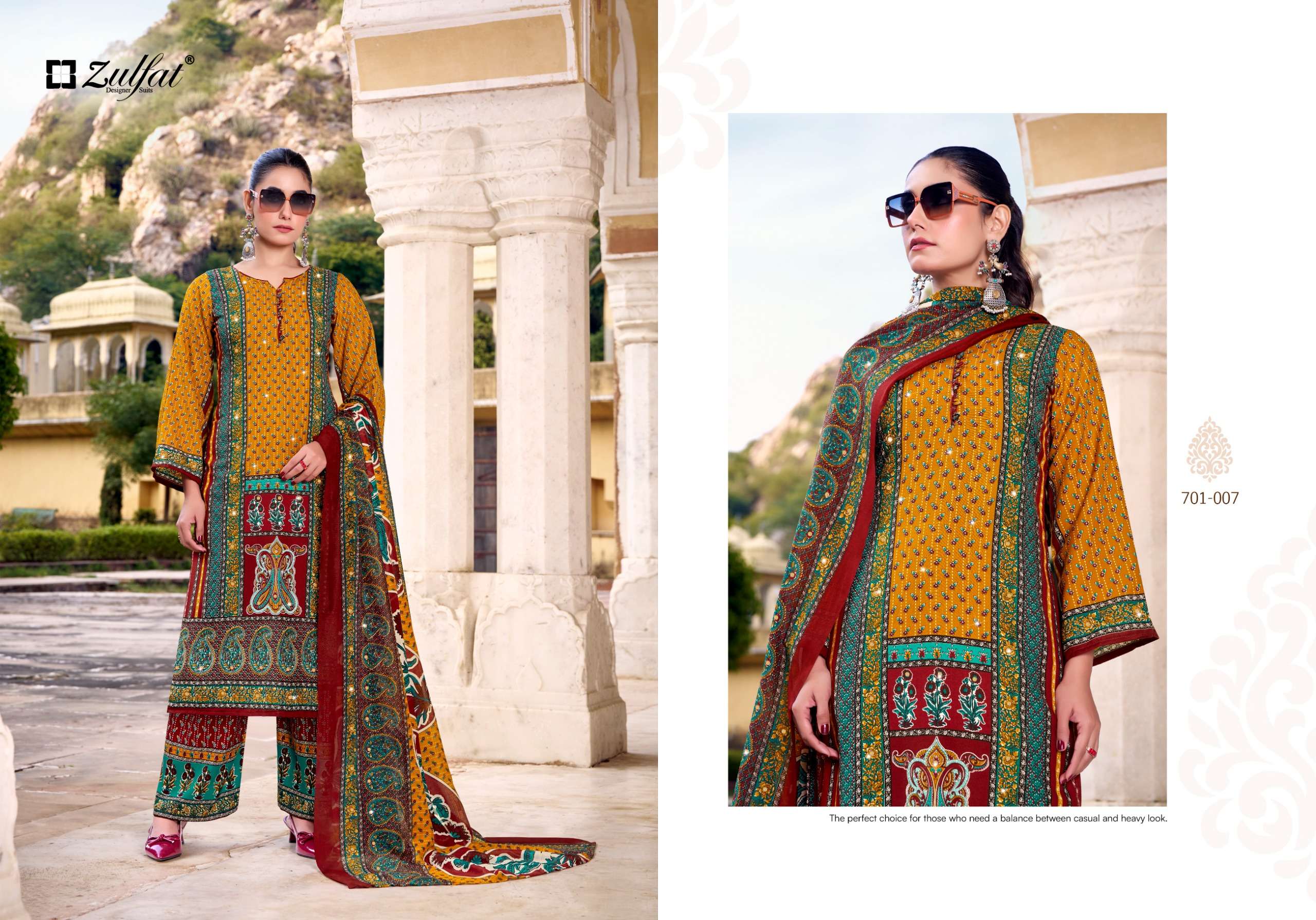 MOHABBAT BY ZULFAT DESIGNER SUITS - 07