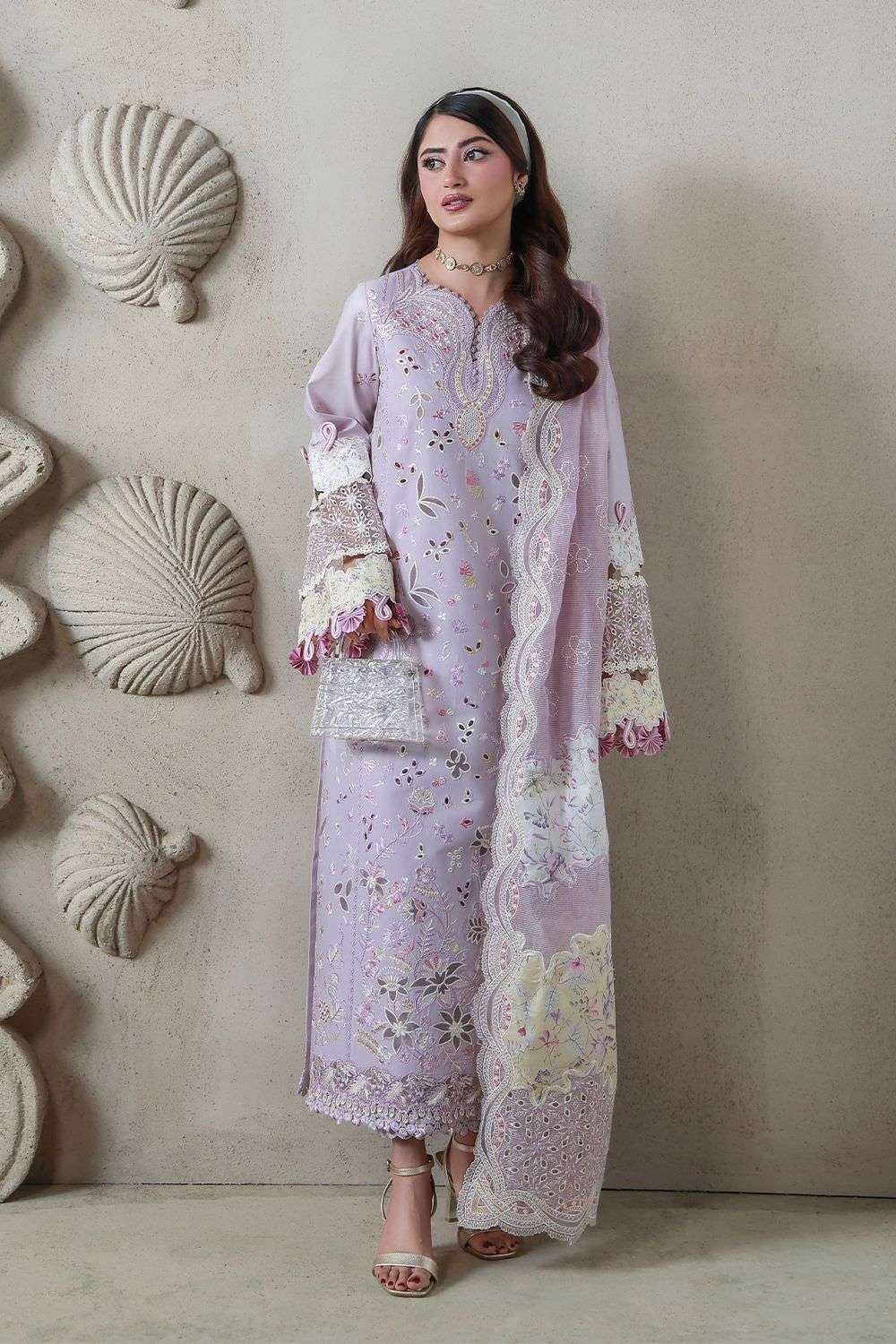 Saagar Luxury Festive Lawn Collection 2026 Aabyaan-04