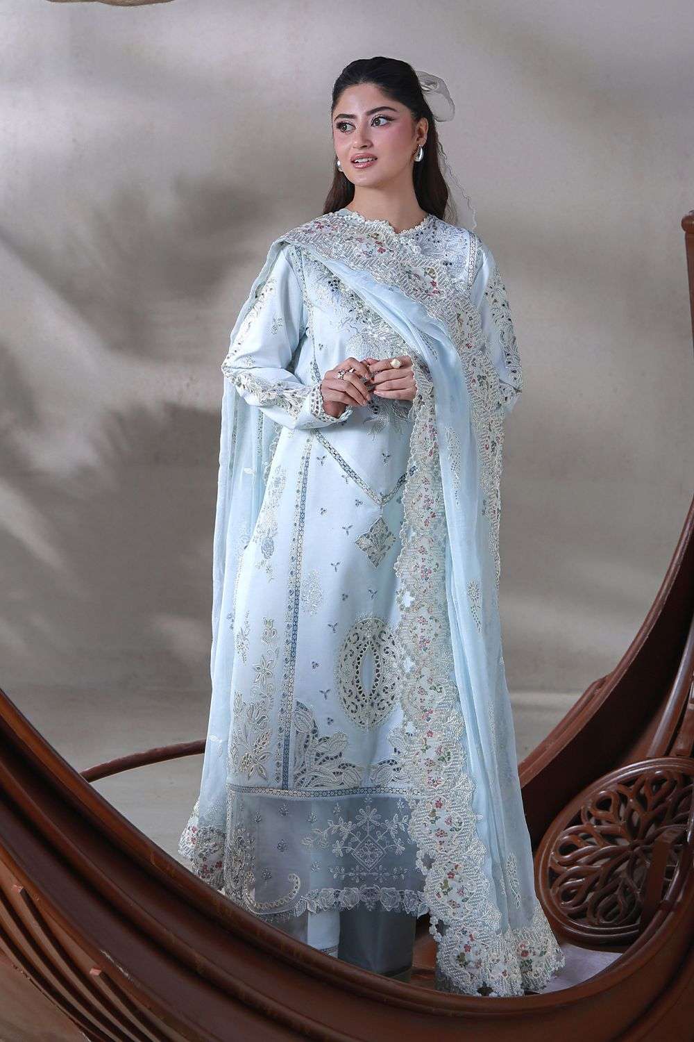 Saagar Luxury Festive Lawn Collection 2026 Aabyaan-05