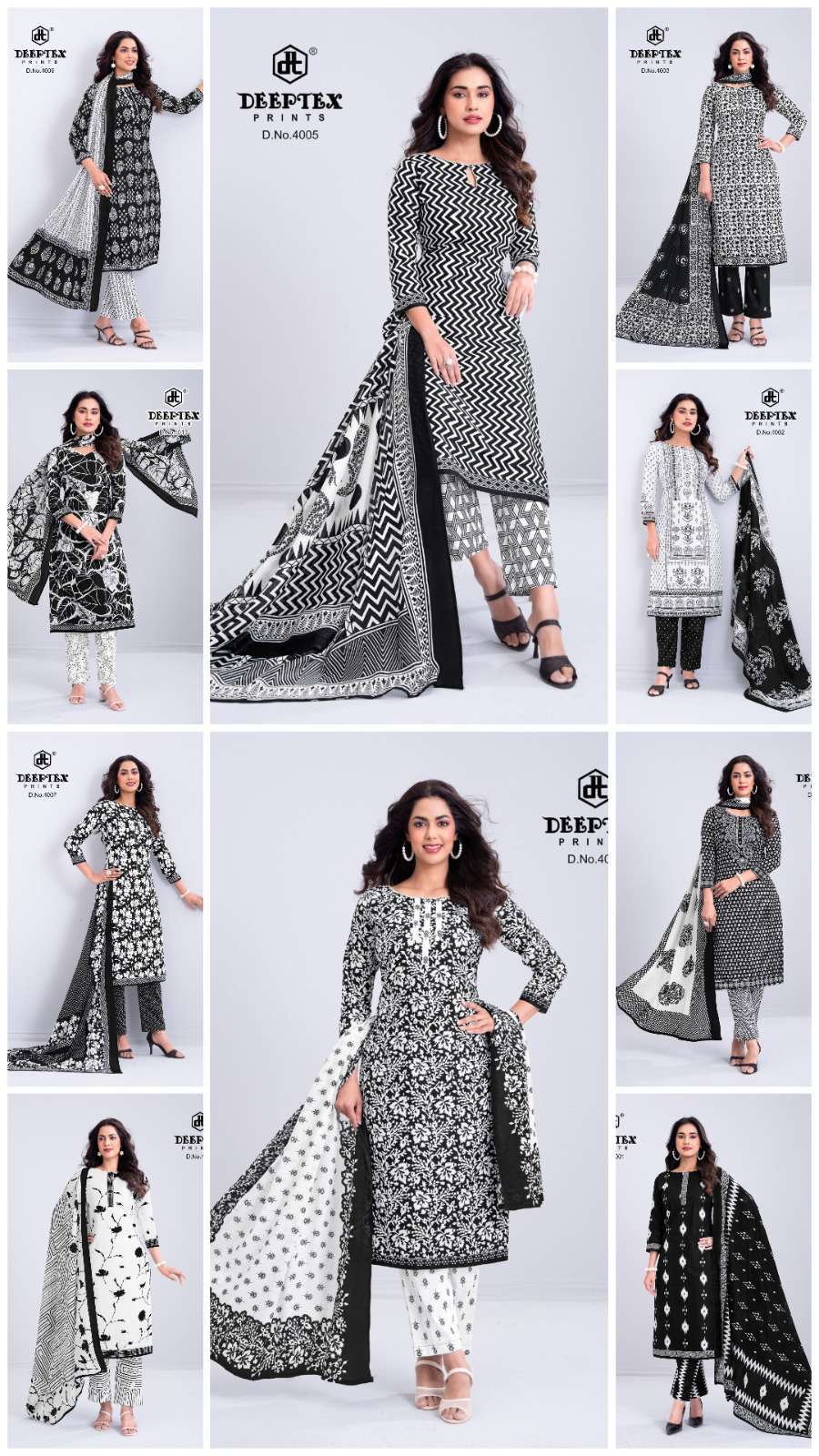 AALIZA BLACK & WHITE VOL - 04 BY DEEPTEX - 01 - 10