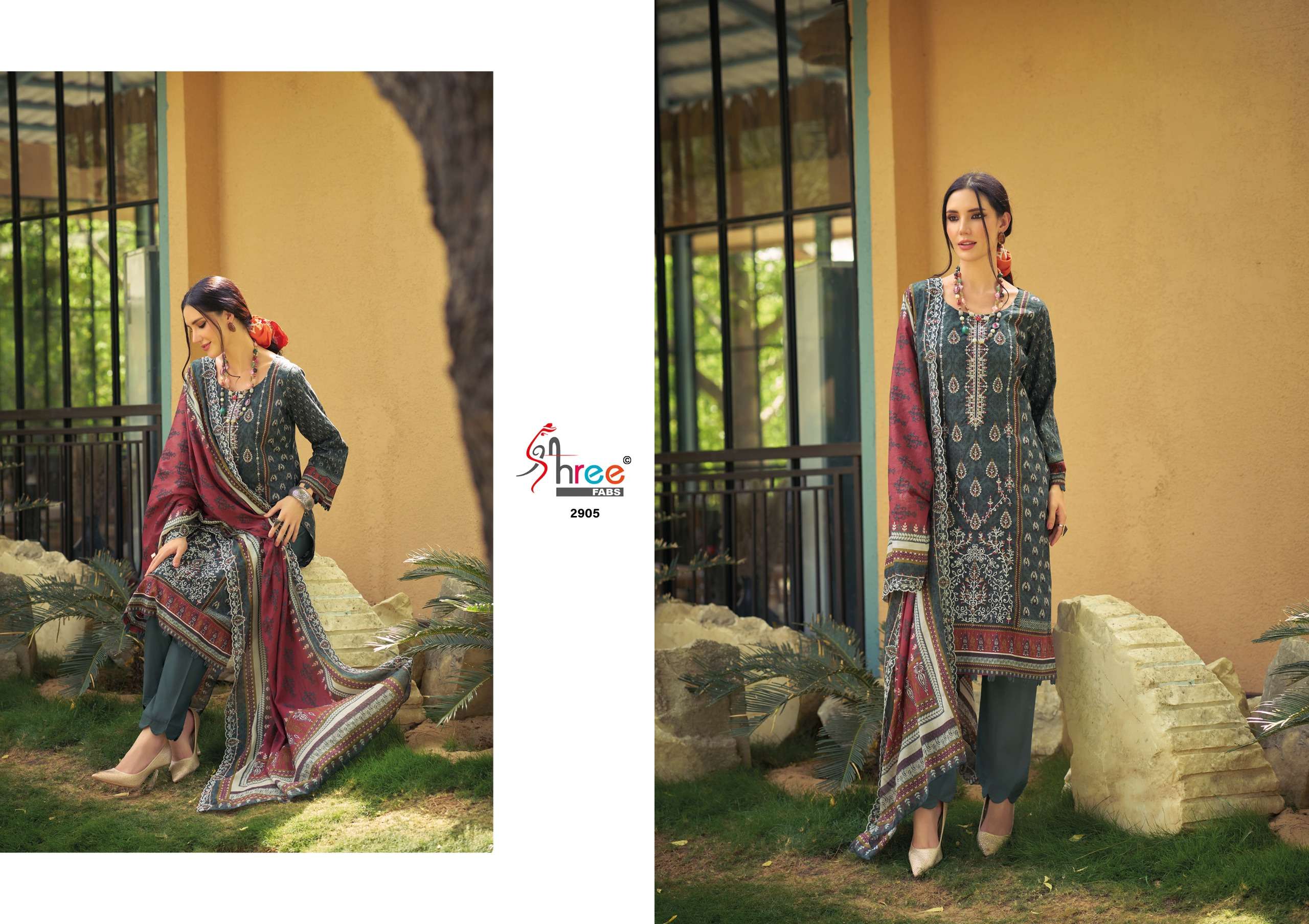 BIN SAEED LAWN COLLECTION VOL - 29 BY SHREE FABS - 05
