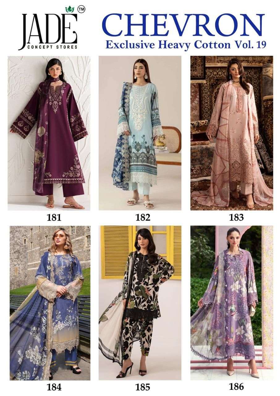 CHEVRON EXCLUSIVE HEAVY COTTON VOL - 19 BY JADE CONCEPT STORES - 01 - 06