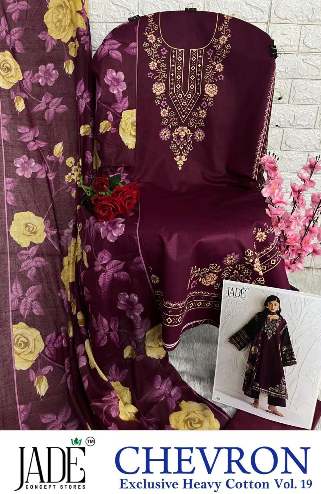 CHEVRON EXCLUSIVE HEAVY COTTON VOL - 19 BY JADE CONCEPT STORES - 01