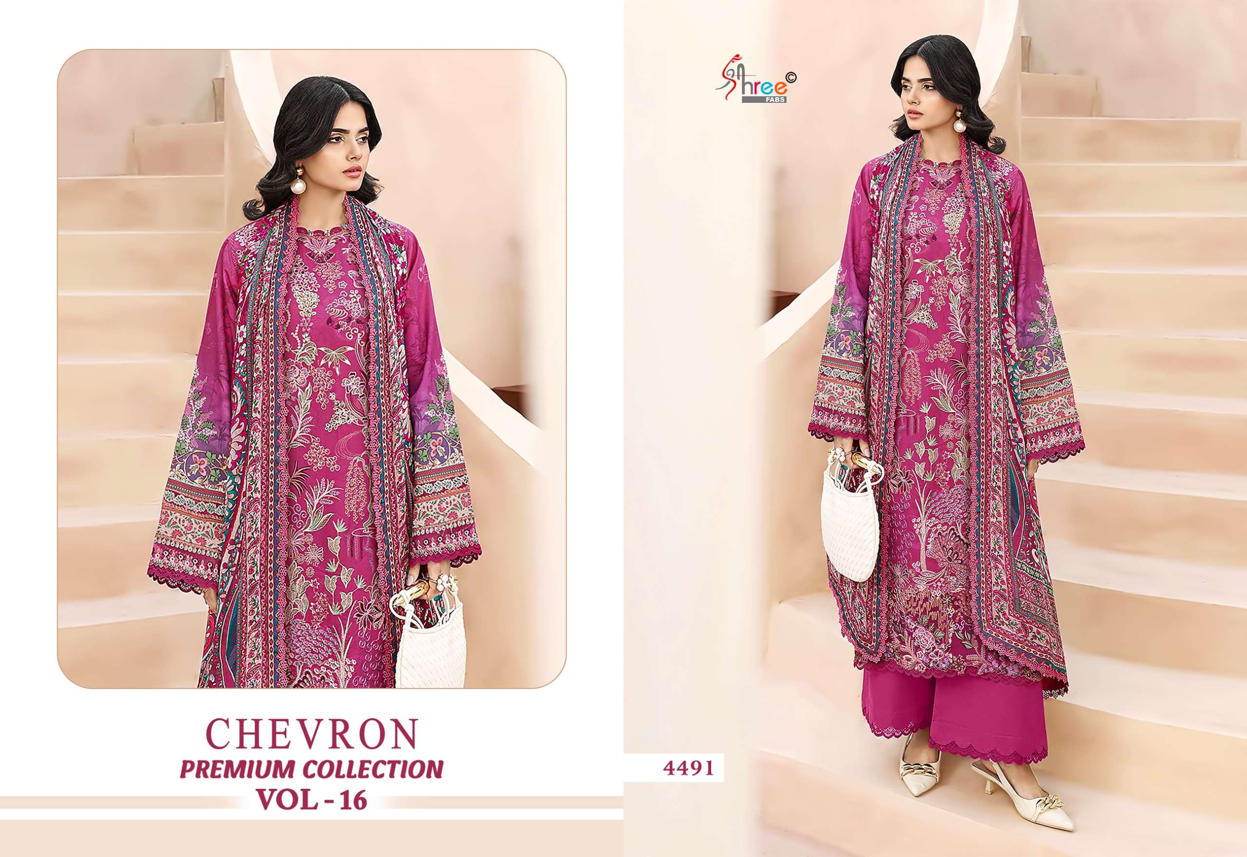 CHEVRON PREMIUM COLLECTION VOL - 16 BY SHREE FABS - 01